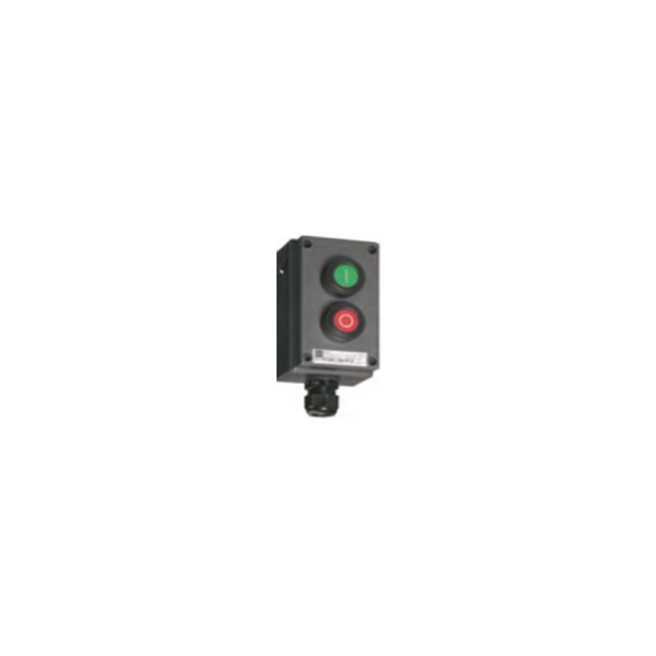 Selector Switch, 2 poles, 3  positions - I-O-II -  8040/1280X-01L13BA05-01L08BA05