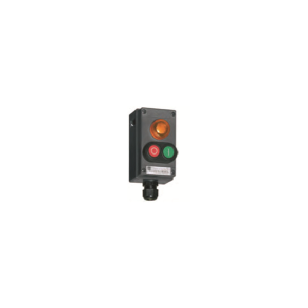 Selector Switch, 2 poles, 3  positions - I-O-II -  8040/1280X-54C06XXXX-23D01BA05