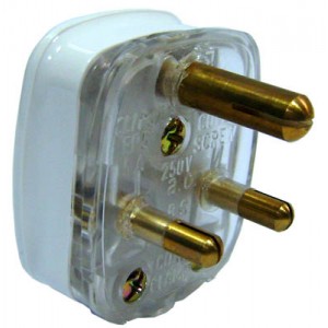 5A 3 Pin Round Plug