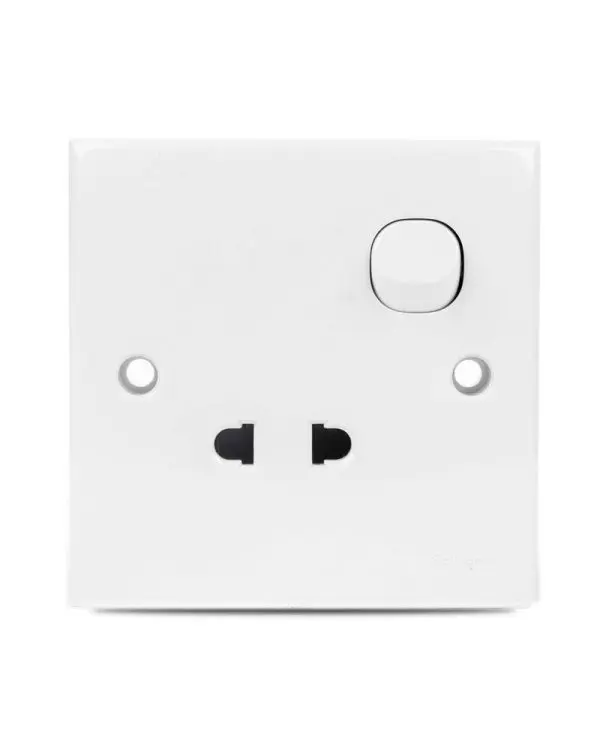 E-Series 10A 2 Pin Universal Switch Socket Price In Pakistan