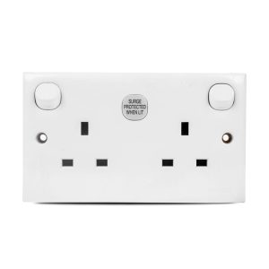 E-Series 13A 3 Pin Flat Duplex Switch Socket Price In Pakistan