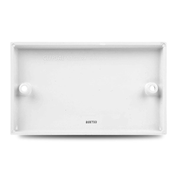 E Series 2 Gang Blank Plate in Pakistan