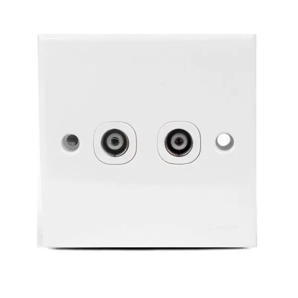E-Series 2 Gang TV Outlet Price In Pakistan
