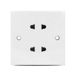 E-Series 2 Pin Twin Universal Switch Socket 10A Price In Pakistan