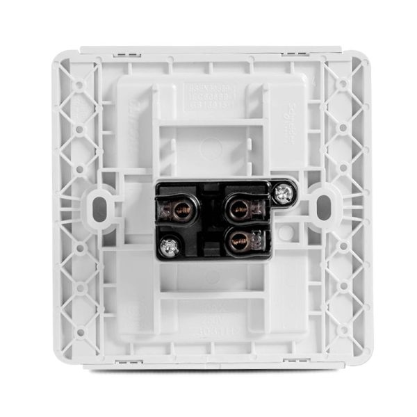 Neo 1 Gang 2 way Switch Horizontal White with LED and Fluorescent