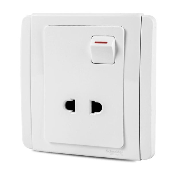 Neo 10A 2 Pin Universal Switched Socket available in Pakistan