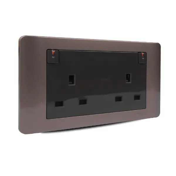 Zencelo 13A 3 Pin Flat Duplex Switch Socket - Image 5