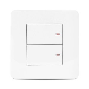 Zencelo 2 Gang Full-Flat Switch with Indicator price in pakistan