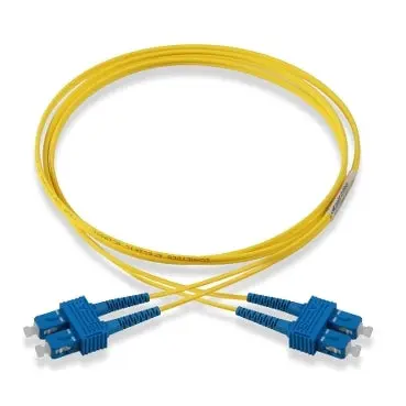 Actassi SC-SC Duplex Single Mode OS1/OS2 Fiber Patch Cord (3 Meter)