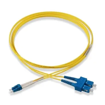 Actassi SC-LC Duplex Single Mode OS2 Fiber Patch Cord LSZH (3 Meter)
