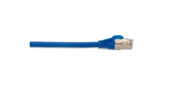 Actassi Cat-6 Shielded FTP 4-Pair Patch Cord CM Rated (1 Meter) Blue