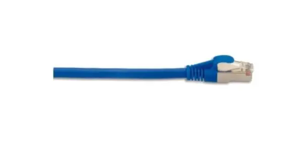Actassi Cat-6 Shielded FTP 4-Pair Patch Cord CM Rated (3 Meter) Blue
