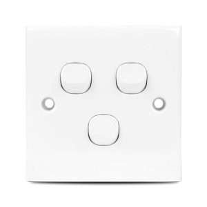 E series 3 gang 1 way Switches