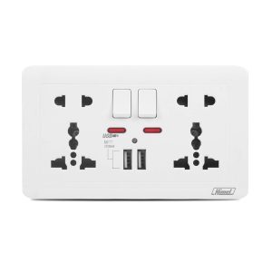 Pieno 2 Gang White TV Outlet Price in Pakistan