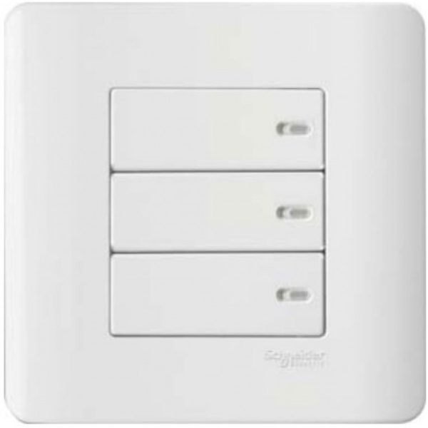 Zencelo 3 Gang 2 Way Full-Flat Switch Price In Pakistan