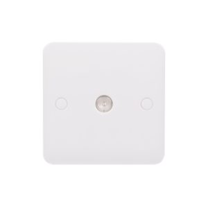 Lisse Square edge white moulded TV FM socket price in pakistan