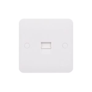 Lisse Square edge white moulded telephone socket price in pakistan