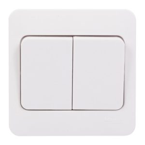 Lisse 2 Gangs 2 Way Wide Rocker Switch Price In Pakistan