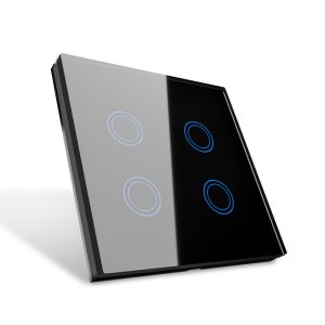 BlueDot Smart Wifi 4 Gang Switch-Black Price In Pakistan