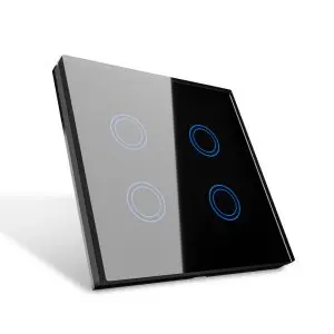 BlueDot Smart Wifi 4 Gang Switch-Black Price In Pakistan