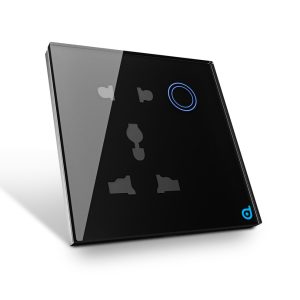 BlueDot Smart Wifi Universal Switch Socket-Black Price In Pakistan