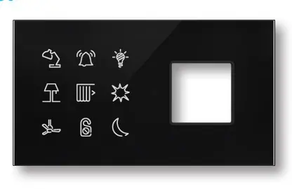 Modbus Glass Touch Bedside Panel with 9 Buttons & 1 D-Life Socket Price In Pakistan
