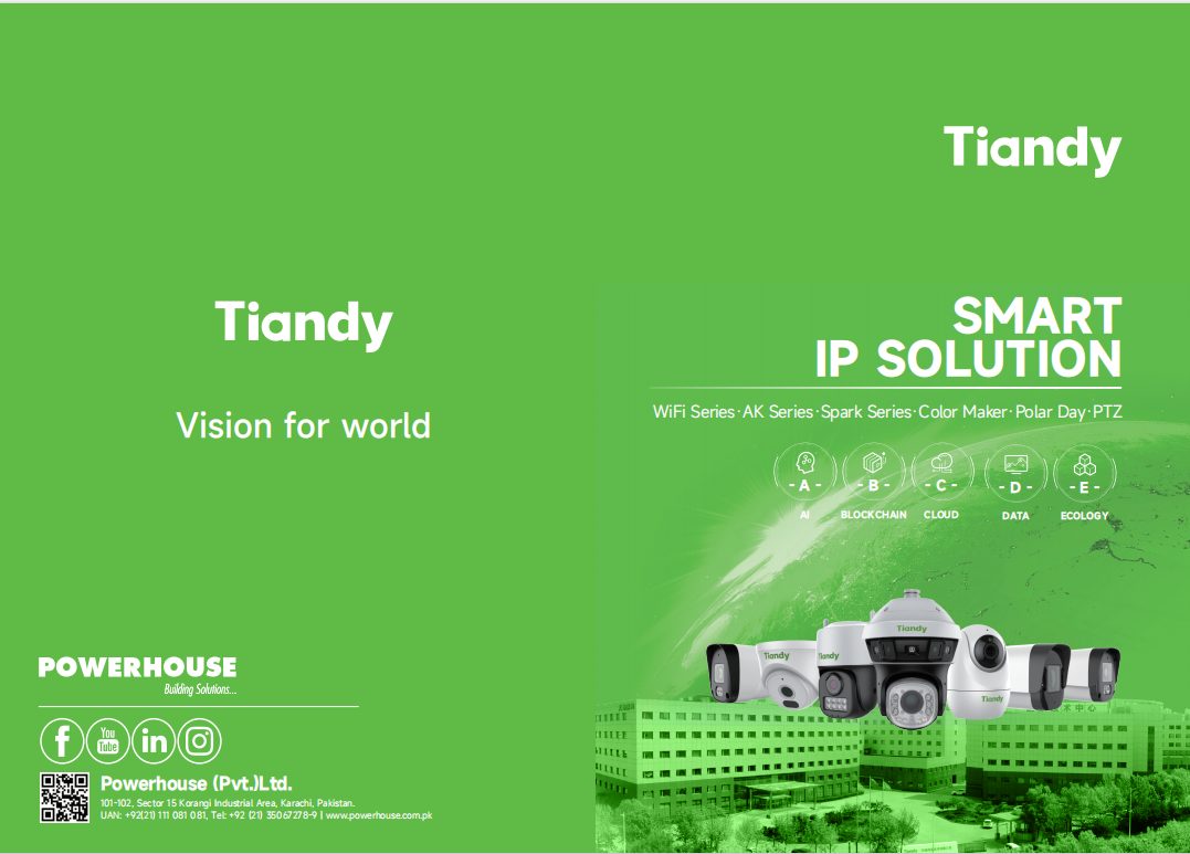 Tiandy Cameras Price Catalogue